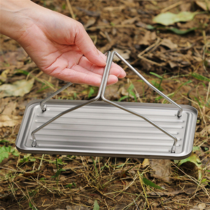 ที่กําหนดเองคุณภาพสูงเกาหลีพับกลางแจ้งพื้นปิกนิกมินิ<span class=keywords><strong>พับ</strong></span>ย่างบอร์ดบาร์บีคิวบาร์บีคิวตั้งแคมป์<span class=keywords><strong>ไท</strong></span>เทเนียมตาราง - Product Image 6