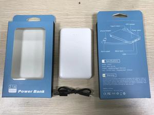 ของข<span class=keywords><strong>ว</strong></span>ัญส่งเสริมการขาย<span class=keywords><strong>ราคา</strong></span>ต่ำ Power Bank อัลตร้าบางแบบพกพา<span class=keywords><strong>5000</strong></span>มิลลิแอมป์ชั่วโมง Mini Power Bank Buit-In สาย - Product Image 6