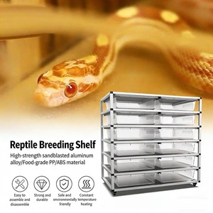 Terrário de PVC Personalizado para Répteis, Gaiola Vivarium para Criação de Cobras, Rack Interno para Criação de Répteis, Gaiola para Cobras - Product Image 2
