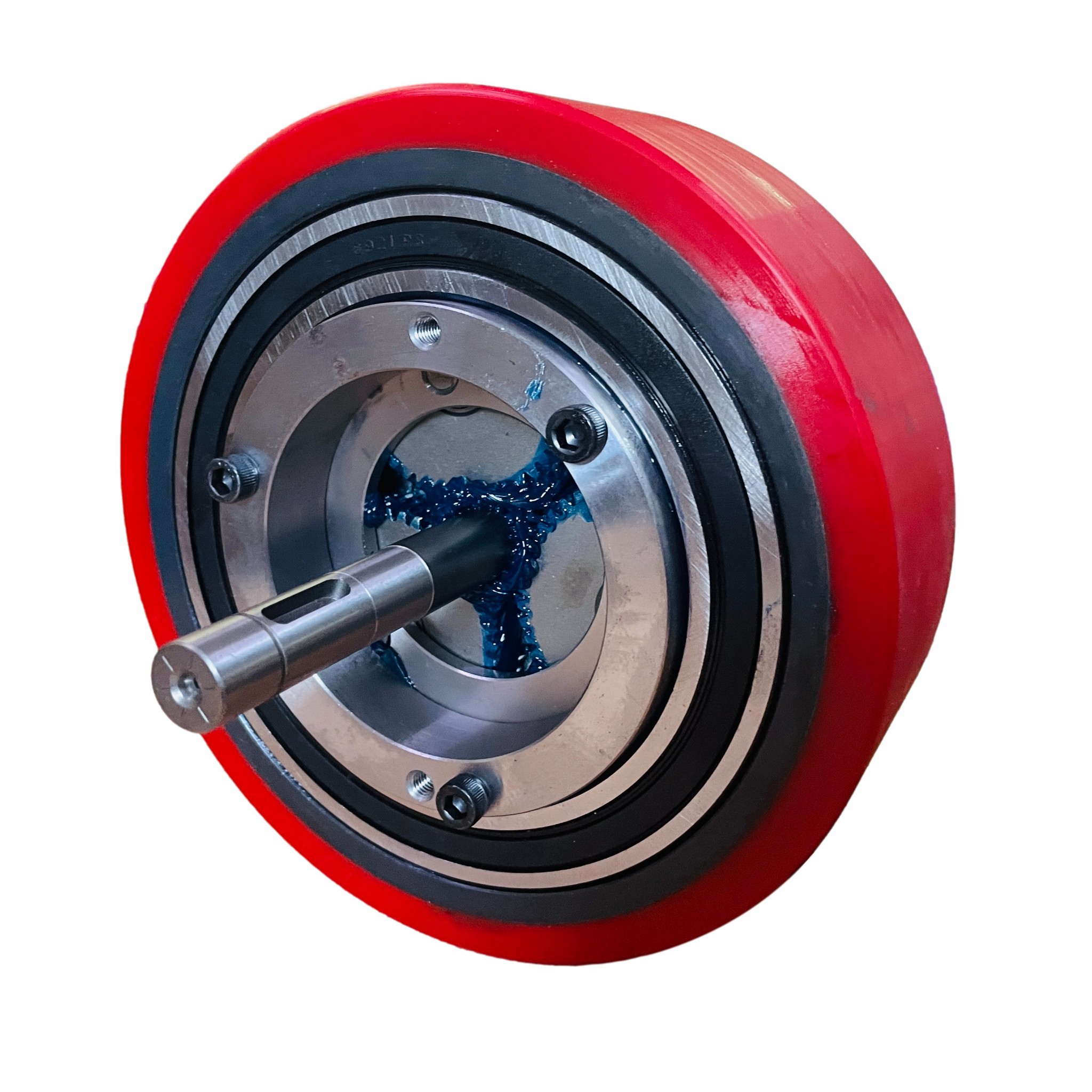 3T DC Motor Shock Absorbing Wheel Intelligent Suspension Steering 1500KG
