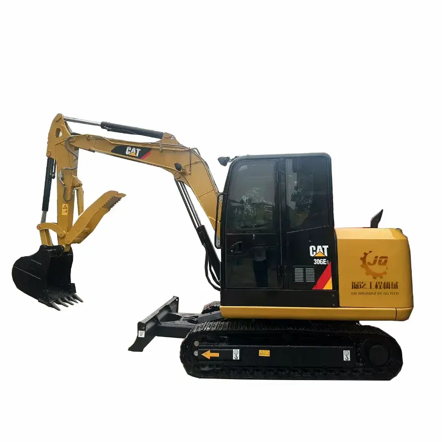 Mini kepçe kullanılan Cat306 cate2 306d 307e 308c kullanılan paletli kazıcı kedi Mini ekskavatör fiyat düşük sıcak satış