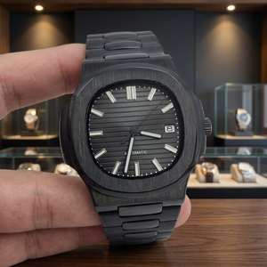 PP S-Logo SEIKO NH35 กลไกอัตโนมัติ นาฬิกาดำน้ำแบบอนาล็อก สแตนเลสสตีล 20 มม. กระจกแซฟไฟร์ นาฬิกาข้อมือกันน้ำ - Product Image 2