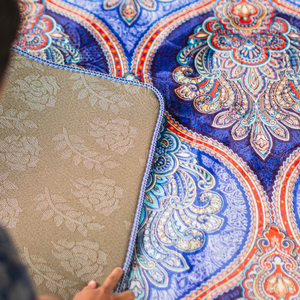 Shufu Tapis anti-allergique en relief doux de haute qualité en mousse haute densité Design antidérapant Confortable abstrait Fabriqué à la machine - Product Image 6