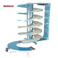 Convoyeur à spirale en acier inoxydable, convoyeur à bande spirale modulaire, vitesse réglable, pour l'industrie alimentaire