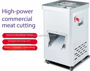 Large Capacity Electric <b>Meat</b> <b>Grinder</b> Stainless Steel Fresh <b>Meat</b> Cutting Machine - Product Image 2