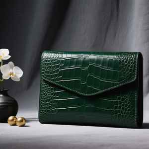 Manufacturer Custom Genuine Leather Wristlet Clutch Stylish <strong>Python</strong> Small Wallet Purses Clutch Handbags Zipper Purse for Women - Product Image 2