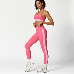 Nuovo Design Lcool 2024 abbigliamento sportivo da donna tuta Fitness <span class=keywords><strong>Outdoor</strong></span> abbigliamento sportivo sportivo da donna Set di abbigliamento sportivo - Product Image 6