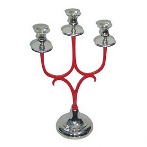 Holiday Festival Decorative Menorah Candle Holder Factory <b>Top</b> Selling Cast Aluminium Antique Candle Stand Hotel and Restaurants - Product Image 1