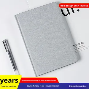 Solid Color Faux Leather PU A3 Thermal Bound Printed Style Cross-Border Business Office <b>Notepad</b> Notebook - Product Image 3