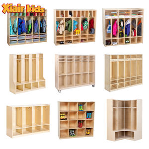 Casier pour enfants avec compartiments individuels et étiquettes nominatives pour l'organisation des milieux <span class=keywords><strong>de</strong></span> crèche, d'école maternelle et d'apprentissage précoce - Product Image 2