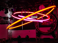 Cabrestante cinético Pro Stage de 8KG con sistema de anillo de elevación LED DMX, tira LED de matriz de Material de aluminio redondo para discoteca, fiesta, discoteca