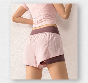 Custom <strong>Women</strong> 2 in 1 Yoga <strong>Shorts</strong> Workout <strong>Shorts</strong> Gym Fitness <strong>Running</strong> Tennis <strong>Shorts</strong> <strong>with</strong> <strong>Phone</strong> <strong>Pocket</strong> - Product Image 2