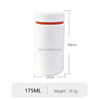 Flacon à pilules en plastique HDPE de qualité alimentaire / Contenant d'emballage vide pour pilules et capsules