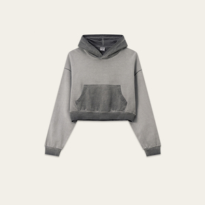 <span class=keywords><strong>Felpe</strong></span> con Cappuccio da <span class=keywords><strong>Donna</strong></span> con Logo <span class=keywords><strong>Vintage</strong></span> Personalizzato ODM/OEM, Leggere e Comode, a Collo a V, Pullover Autunnale a Maniche Lunghe - Product Image 4