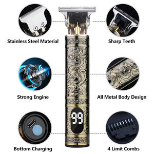 Máquina Cortadora de Pelo USB Inteligente para el Hogar, Recargable, Nueva, para Hombre, Barbero Profesional, Recortadora de Barba - Product Image 5