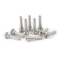 Broches à bille durables en acier inoxydable, à dégagement rapide, de type T, B, L, avec anneau en D et poignée encastrée