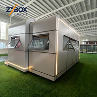 ZYBOX Maison Conteneur Intelligente Modulaire Préfabriquée de Luxe Moderne, Pod de Bureau Portable, Mini-Villa de Glamping Extérieur, Cabine Apple