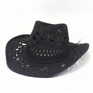 Chapeau Sombrero Creux Tressé à la Main Respirant et Frais pour Printemps et Été, Style Jazz Américain, Idéal Plage, Sports, Voyage, Personnalisable - Product Image 4