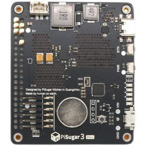 Módulo de Batería UPS PiSugar 3 Plus para Raspberry Pi 3B/4B |   Batería de iones de litio de 5000 mAh, salida de 3 A, tipo C, WebUI Power Manager W896 - Product Image 1