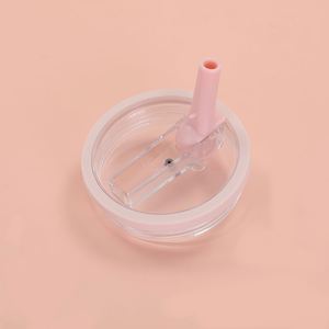40oz Tumbler Colorful Lid Thickened Silicone <b>Straw</b> Lid <b>Plastic</b> Replacement Cover for Ice Tumbler <b>Drinking</b> Cup Accessories - Product Image 6