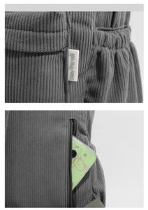 Sacs à dos élégants en velours côtelé de style coréen pour femmes, avec logo coloré, sur mesure, mignons et de qualité supérieure - Product Image 5