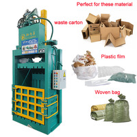 Presse à balles hydraulique de 30 tonnes pour vêtements usagés, plastique, carton, aluminium et ferraille