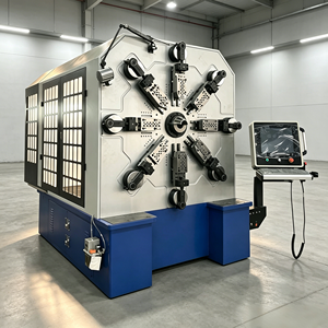 Máquina CNC Servo para Formar Resortes sin Cilindro, Rotación de Alambre de 360 Grados, Diámetro de Alambre de 0.2-10.0mm, Corte y Formación Multiángulo - Product Image 3