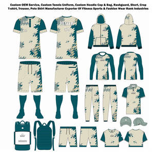 Vêtements de sport d'été personnalisables pour hommes, kit d'uniformes de tennis, ensemble de shorts en polyester à séchage rapide et respirant, techniques de sublimation - Product Image 6