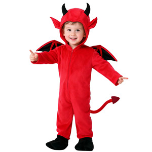 Disfraz de Diablo para Niños, Disfraz de Murciélago y Vampiro para Halloween y Navidad, para Niños y Niñas, Juego de Roles, Actuación en Escenario - Product Image 4