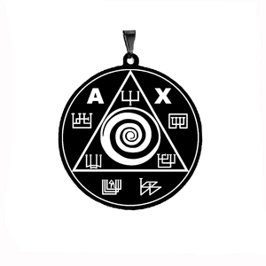 HLSS232 Talismano Magico di Abraxas per Controllare la Vita, Amuleto Portafortuna per Denaro, Collana con Ciondolo in Acciaio Inossidabile - Product Image 6