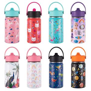 Bouteille d'eau isotherme sous vide de haute qualité pour enfants, motif dessin animé, avec poignée, idéale pour l'école et les activités sportives en extérieur - Product Image 2
