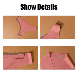 Nueva Tanga Europea Ice Sik sin costuras Deportes Fitnessskin-friendly Naked Feemng Transpirable Una pieza <span class=keywords><strong>Tangas</strong></span> de mujer - Product Image 3