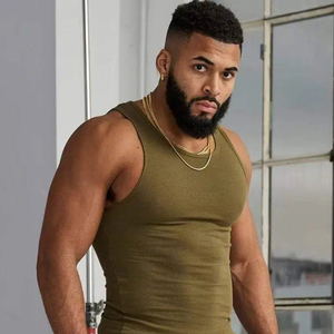 Chaleco Deportivo de Verano Personalizado, Tejido Transpirable, Cuello en V, Compresión, Sin Mangas, para Hombre - Product Image 4