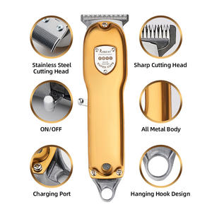 เครื่องโกนหนวด Lanumi <span class=keywords><strong>JM</strong></span>-1011 รุ่นมืออาชีพ ตัวเครื่องโลหะทั้งหมด ใช้สำหรับโกนขน ไร้สาย ชาร์จผ่าน USB ใช้งานได้นาน เหมาะสำหรับผู้ชาย ใช้ในบ้าน - Product Image 4