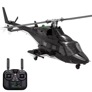 NUEVO Helicóptero RC Eléctrico SJY-F02S Escala 1:33 con GPS, <span class=keywords><strong>Airwolf</strong></span> RTF, Motores Dobles sin Escobillas, Flujo Óptico, Sin Flybar, Marco Metálico para Exteriores - Product Image 1