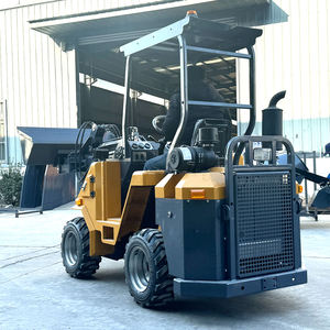 CE-gekeurd, snelle levering, nieuwe laadcapaciteit 800 kg, multifunctionele compacte voorlader met knikbesturing, mini-telescopische wiellader - Product Image 1