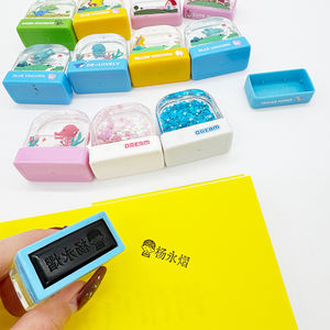 Sello de Nombre <span class=keywords><strong>para</strong></span> Niños, Sello Personalizado con Nombre de Estudiante, Marcadores de Sello Lavables <span class=keywords><strong>para</strong></span> <span class=keywords><strong>Ropa</strong></span> de Niños - Product Image 3