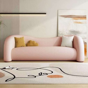 Canapé individuel design nordique, moderne et minimaliste, écologique, inclinable, luxe léger, pour salon, balcon, chaise de loisirs pour hôtel - Product Image 4