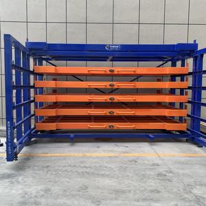 מפעל מותאם אישית כבד מדפי משטחים תעשייתיים עבור פלדה אלומיניום נירוסטה סוג מגלגל את מתלה מתכת גיליון - Product Image 2