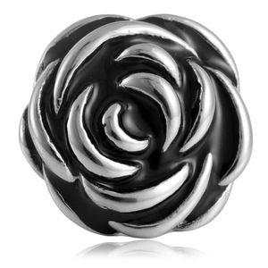 Stainless Steel Flower <b>Ring</b> Women's Punk Style Casual Jewelry Geometric Design 21069 - Product Image 1