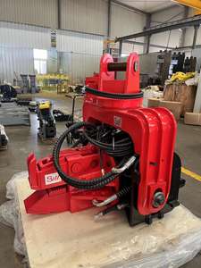 Martello Vibrante Idraulico SANYU 18-65T Montato su Escavatore, Battipalo Vibrante a Motore - Product Image 4