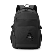 Sac à dos souple imperméable à motif pois Oxford, avec fermeture éclair, courbe dorsale physiologique, capacité 20-39L, pour l'école et les affaires