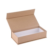 Boîte magnétique de luxe pliable en carton écologique avec ruban et insert en mousse EVA pour emballage cadeau