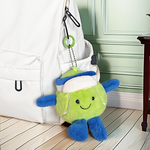 Pendentifs mignons en peluche tennis et badminton, poupées, sacs, petits pendentifs, décorations, sacs à dos et figurines - Product Image 2