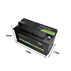 Batería de plomo-ácido sin mantenimiento DIN100MF 12V 100Ah para arranque de coches, camiones, autobuses y barcos - Product Image 2