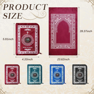 Tapis de <span class=keywords><strong>prière</strong></span> islamique imperméable en polyester, format poche, sac de transport, tapis de <span class=keywords><strong>prière</strong></span> musulman, tapis de <span class=keywords><strong>prière</strong></span> portable <span class=keywords><strong>pour</strong></span> les voyages - Product Image 6