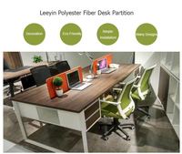 Panneau acoustique absorbant le son, séparateur de bureau en Polyester, écrans de séparation de bureau personnalisés