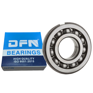 Roulement à billes à gorge profonde DFN 6205 <span class=keywords><strong>6206</strong></span> 6207 6208 <span class=keywords><strong>2RS</strong></span> ZZ <span class=keywords><strong>NR</strong></span> 6211N 6211NR 6212NR 6213NR 6214NR C3 C4 avec jeu de ressort et anneau de retenue - Product Image 1