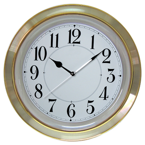 Horloge murale d'horloges de quartz de maison de luxe avec des flèches d'horloge en métal - Product Image 4
