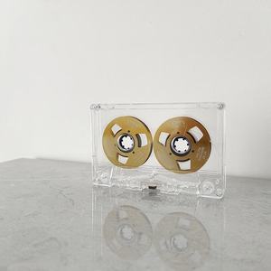 Cinta magnética de alta fidelidad de doble cara de 55 minutos con carcasa transparente para grabación de audio retro. - Product Image 3